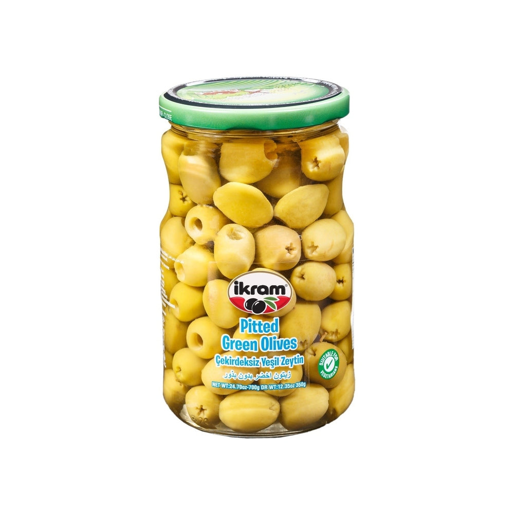 Ikram Green Olives Seedless 350Gr