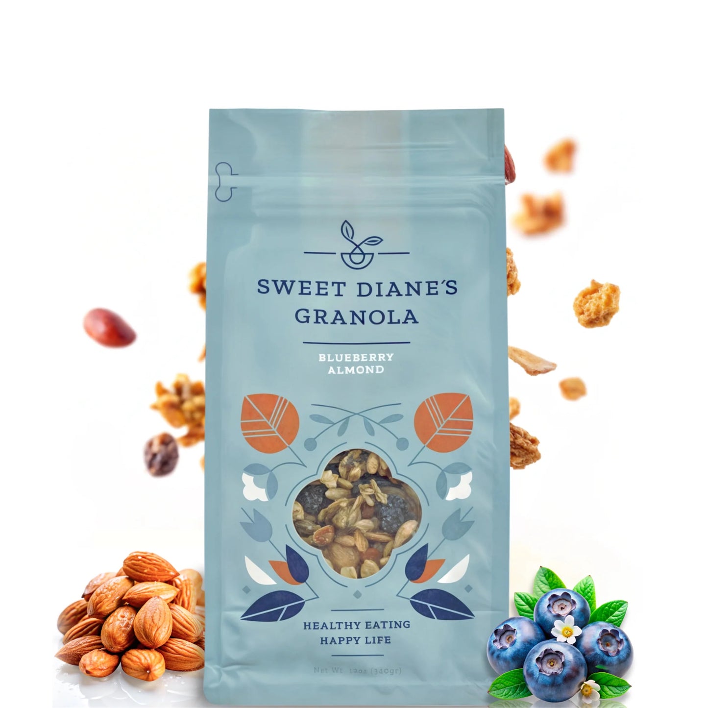 Sweet Diane's Blueberry Almond Granola 12oz