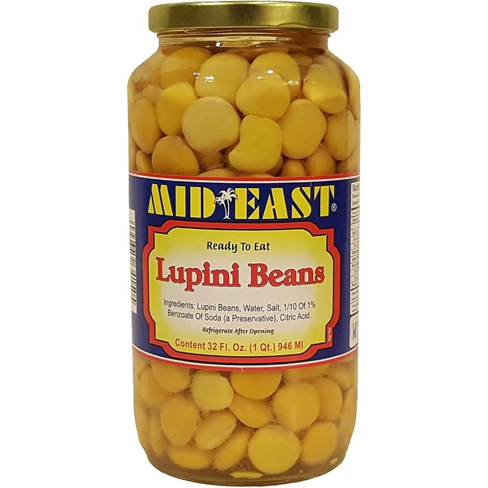 Mid East Lupini Jar 32oz