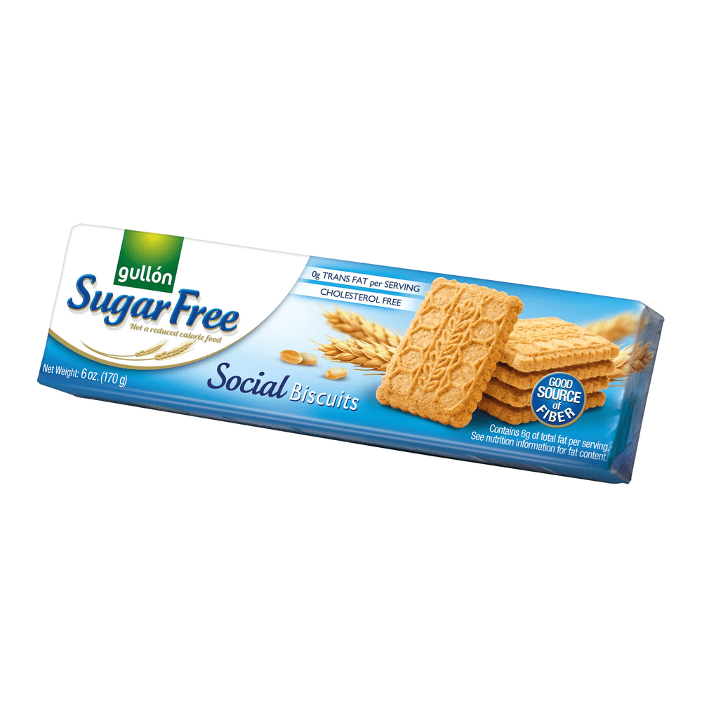 Gullon Sugar Free Fiber Cookies 170g
