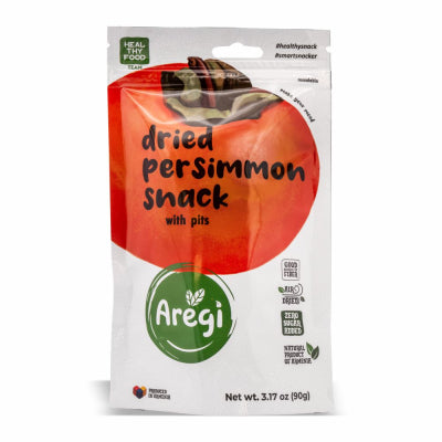 Aregi Sliced Persimmon Snack With Pits 40g