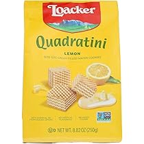 Loacker Wafer Lemon 250gr