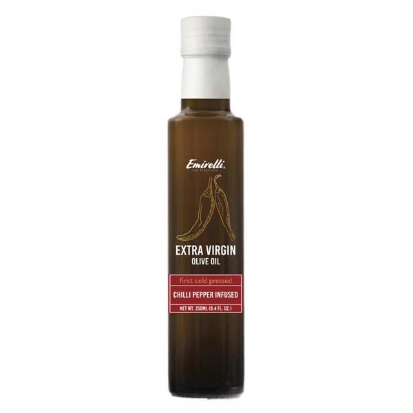 Emirelli Chili Pepper Infused Extra Virgin Olive Oil 250ml