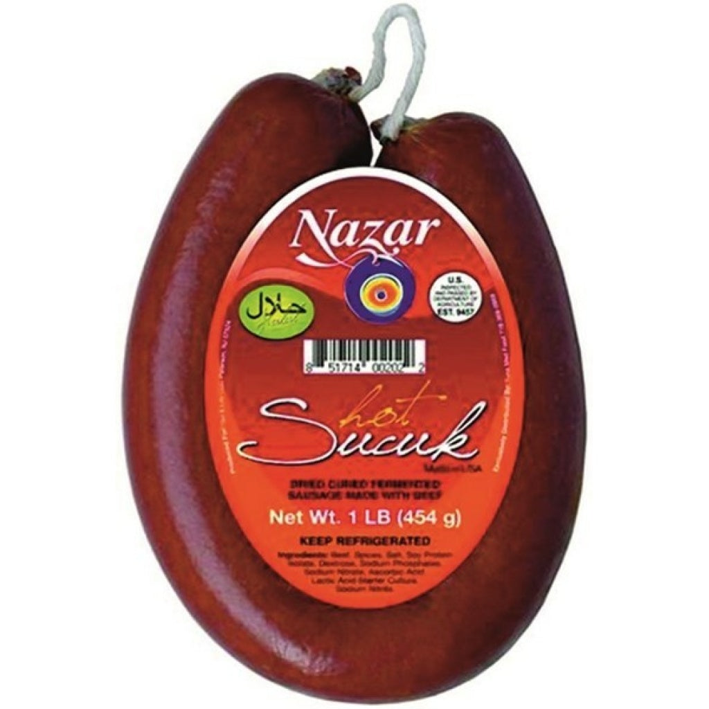 Nazar Beef Sucuk Hot 1LBS