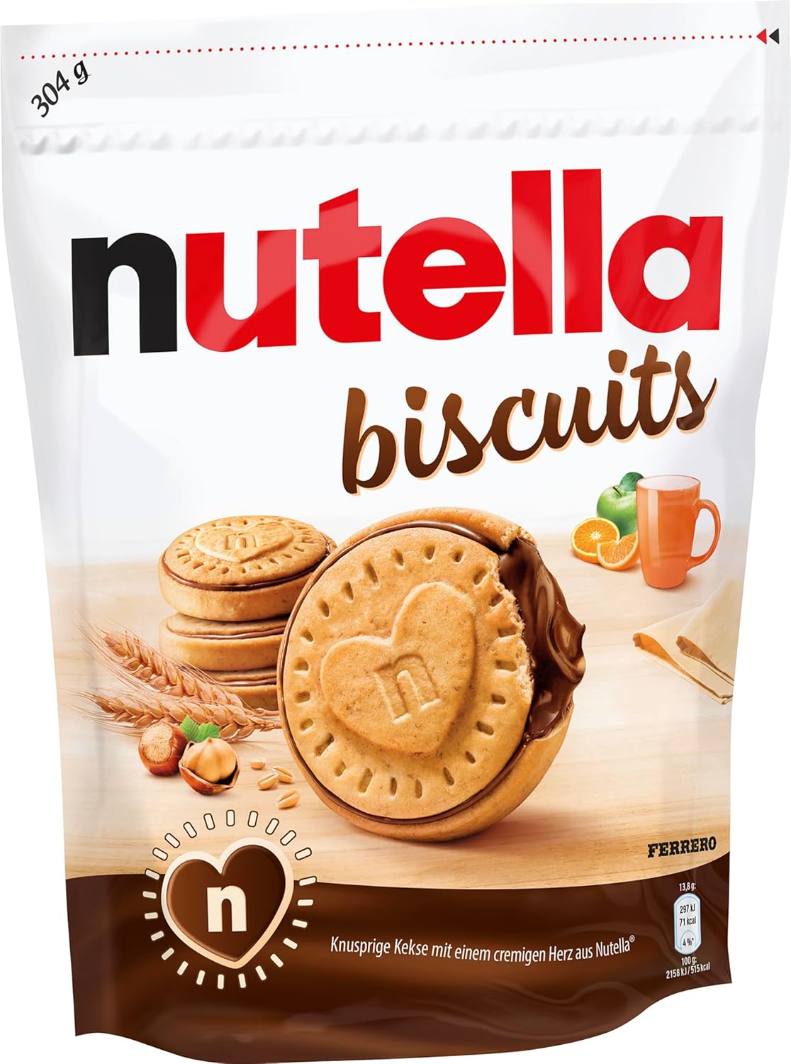 Nutella Biscuits Choc. 304g