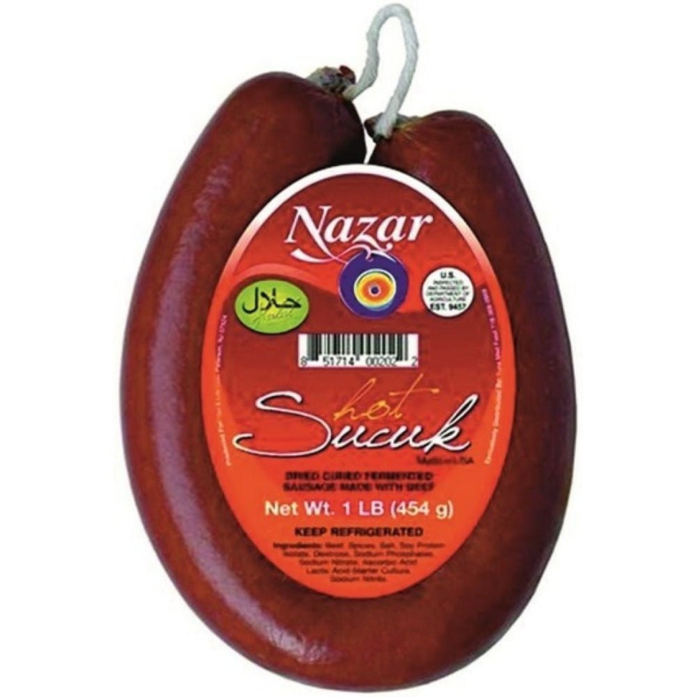 Nazar Beef Sucuk Hot 1LBS