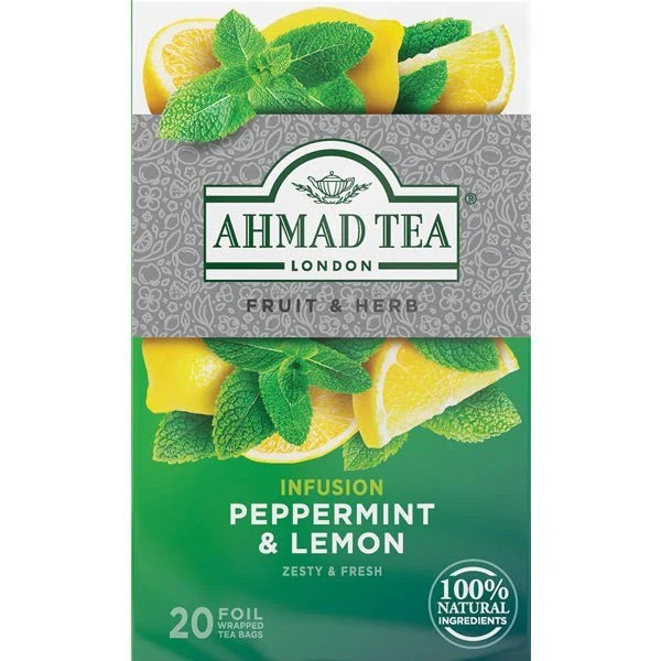 Ahmad Tea Peppermint & Lemon 20ct