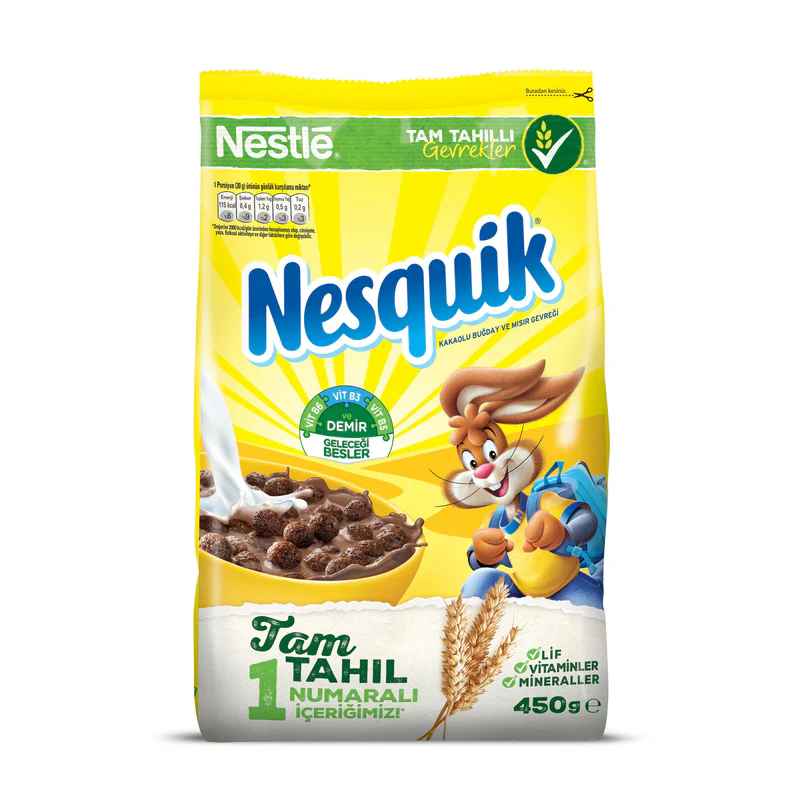 Nesquick Chocolate Cereal 450gr