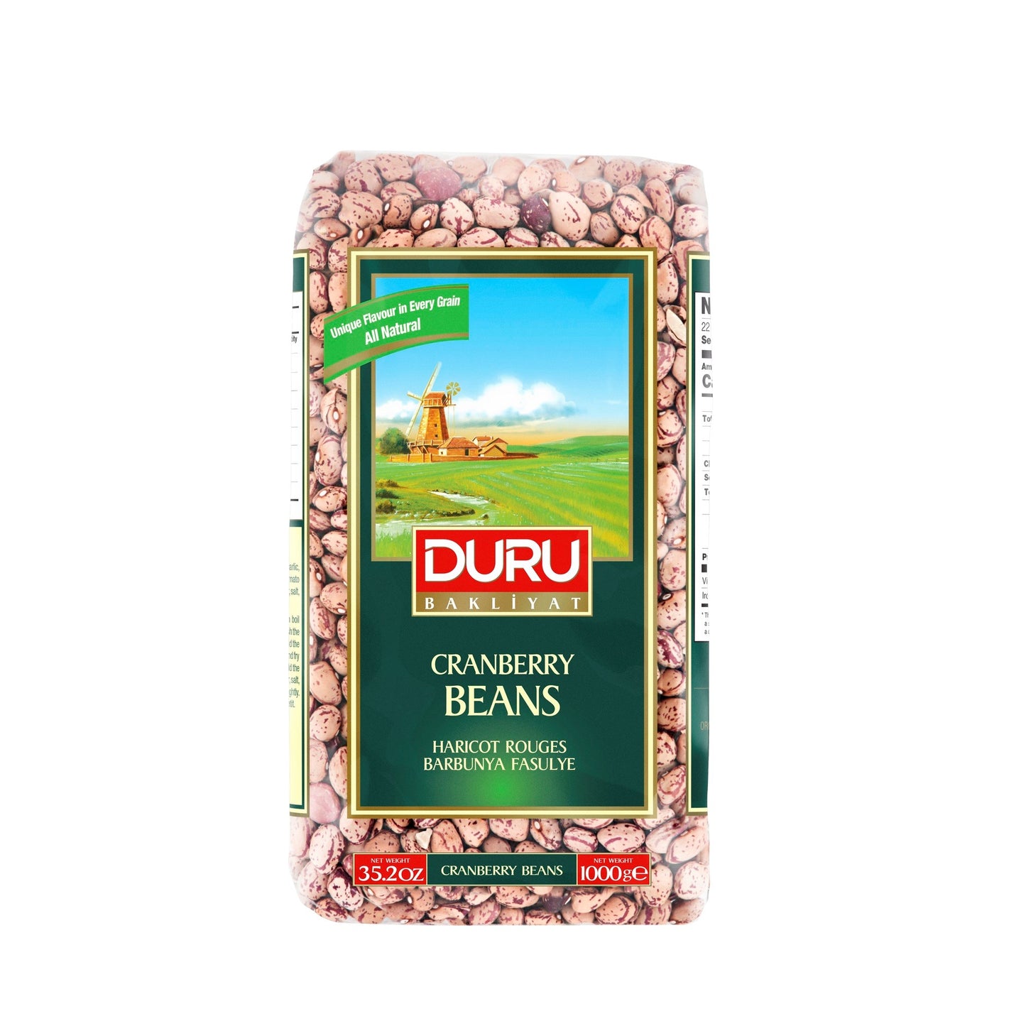 Duru Cranberry Beans 1Kg