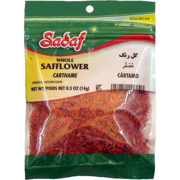 Sadaf Safflower Spanish Whole 0.5oz