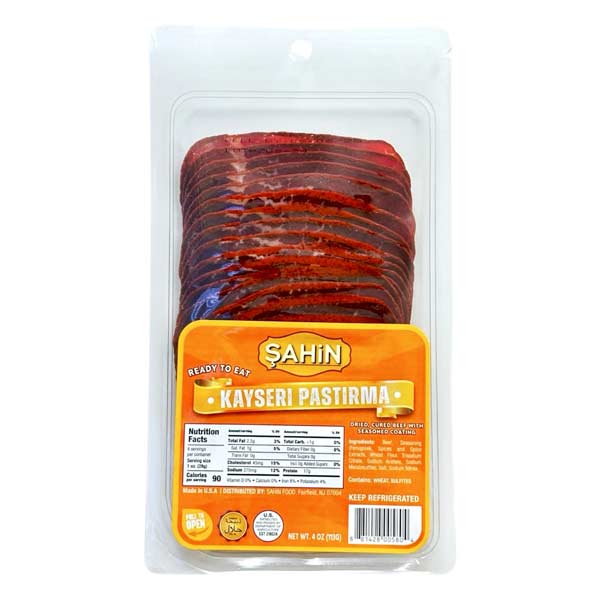 Sahin Kayseri Pastirma 4oz