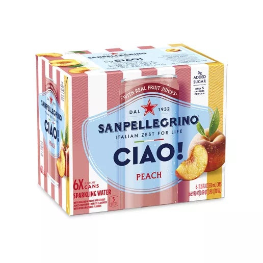 San Pellegrino Peach Ciao 6x330ml