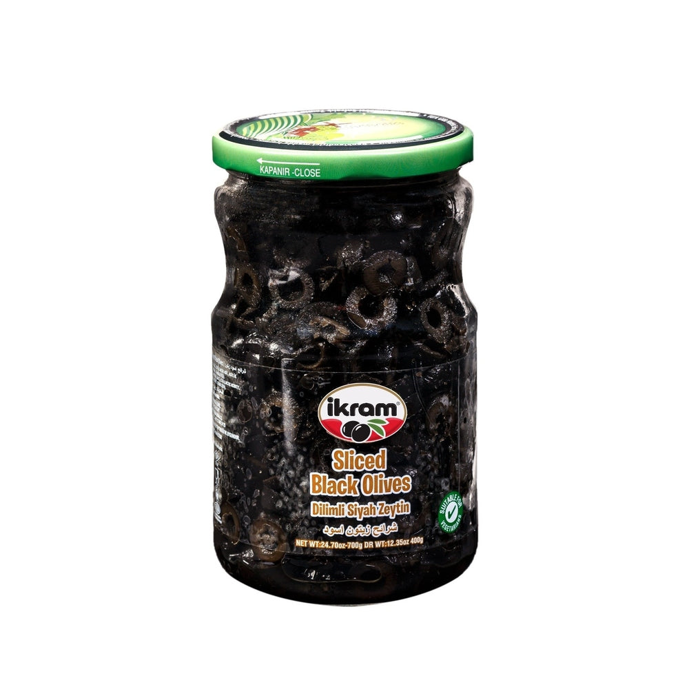 Ikram Sliced Black Olives 350Gr
