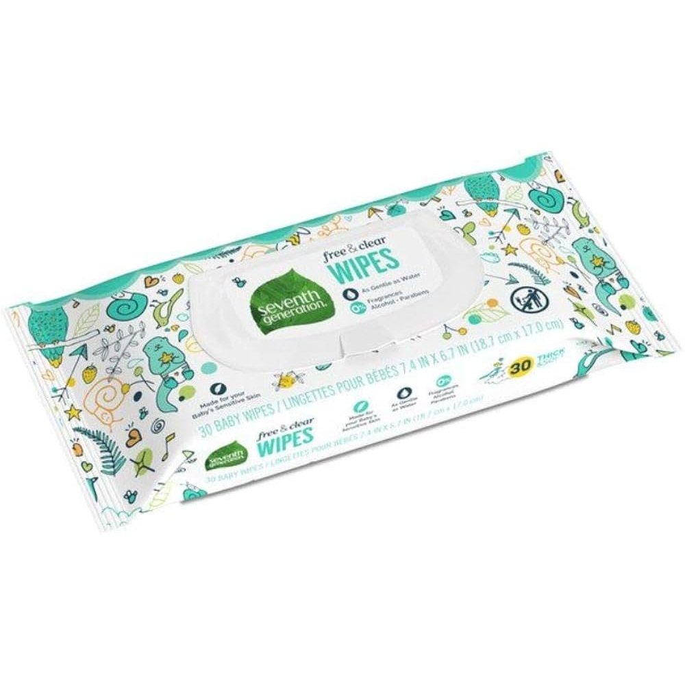 7th Generation Baby Wipes Free & Clear 64ct