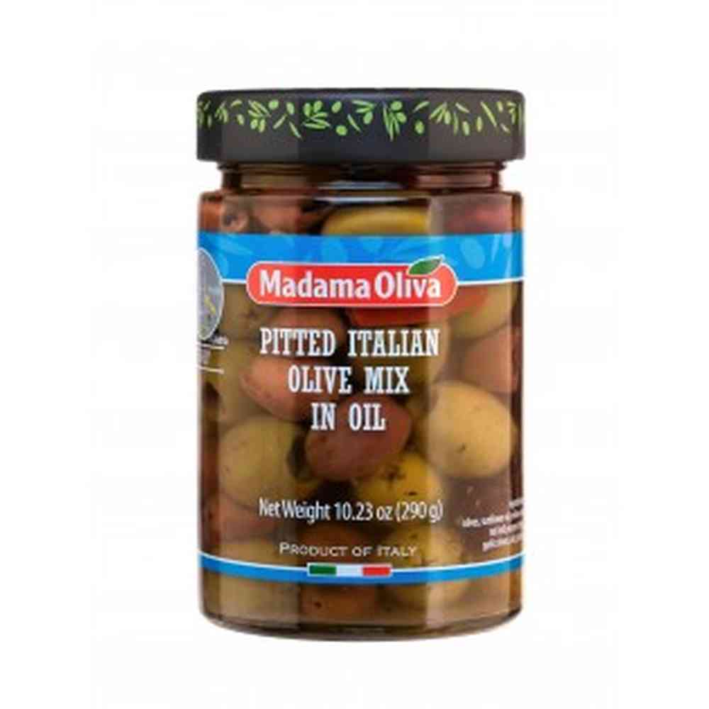 Madama Oliva Pitted Italian Olives in Oil 290gr