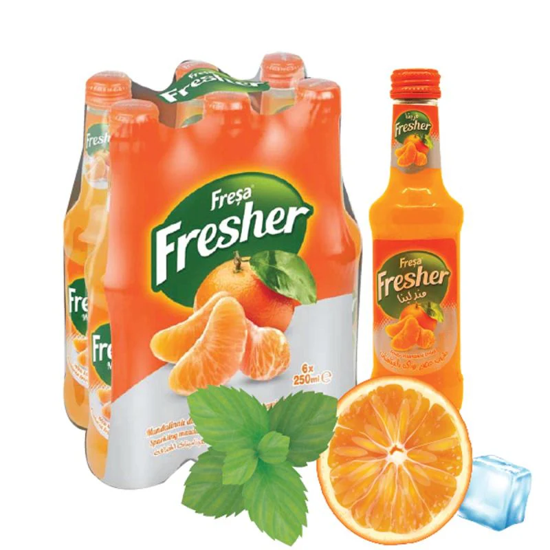 Fresher Mandarin 6x250ml