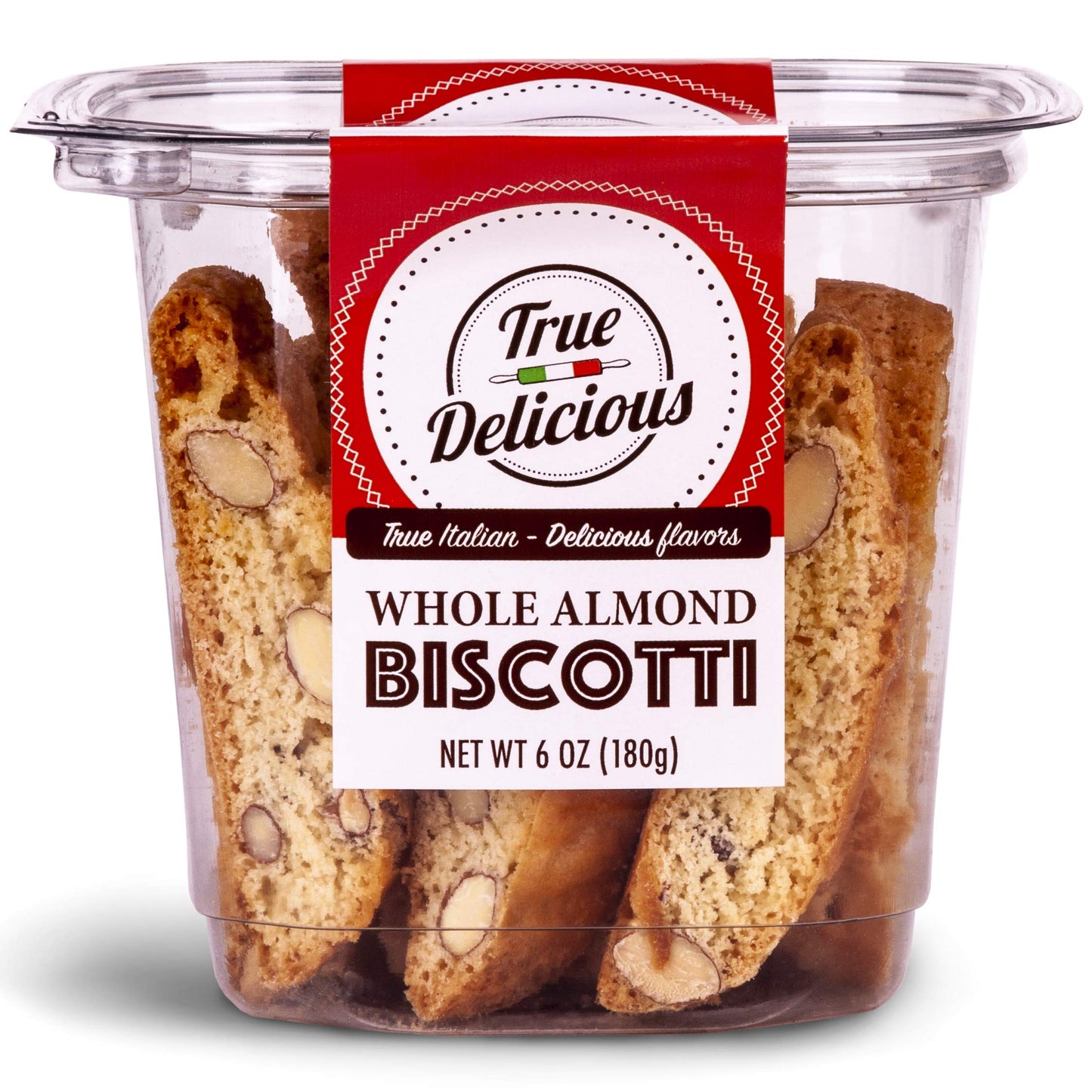 True Delic Whole Almond Biscotti 6oz