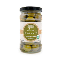 Divina Organic Pitted Green Olives 5.3 OZ