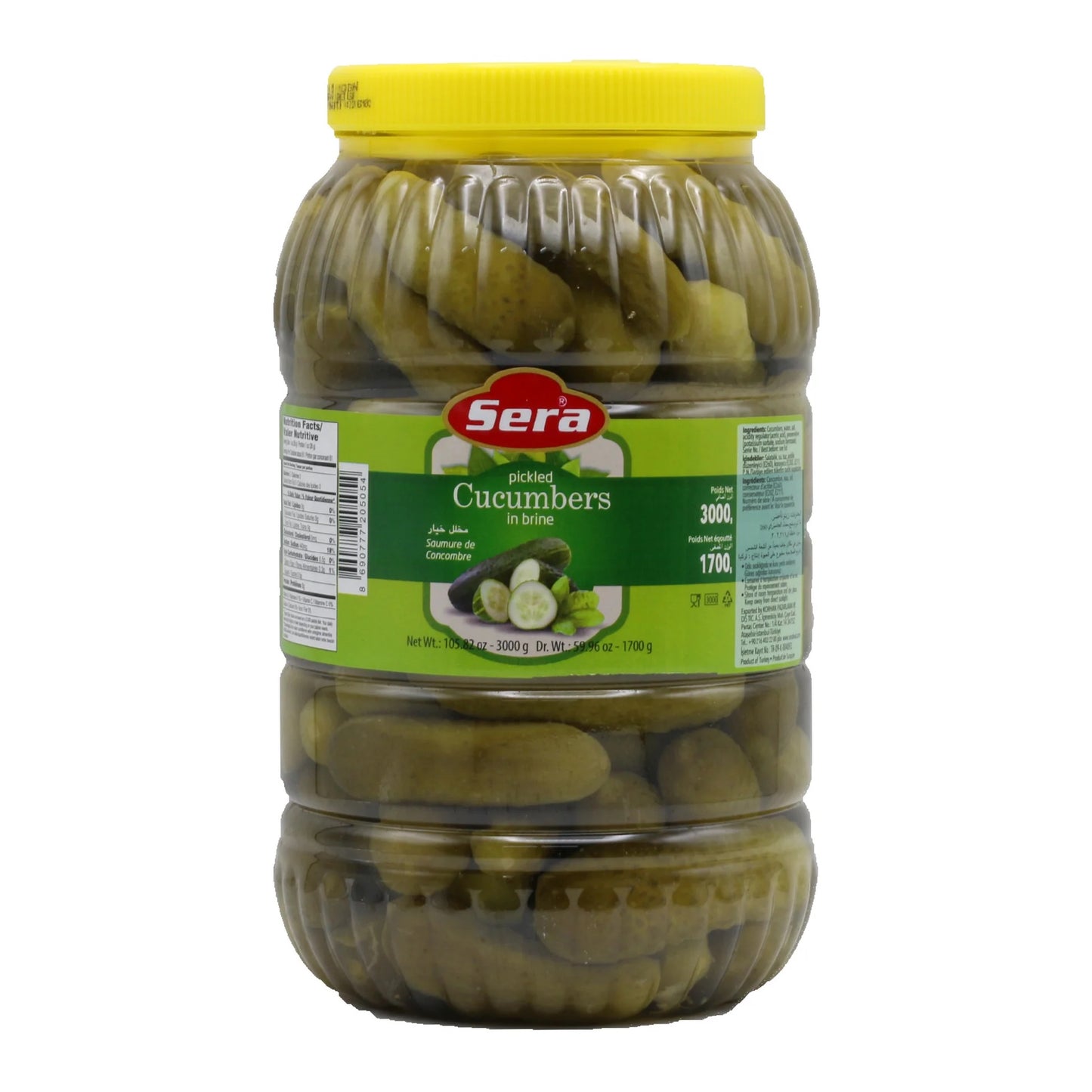 Sera Pickled Cucumbers In Brine 3kg