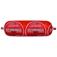 Merve Beef Mortadella Plain 1lb