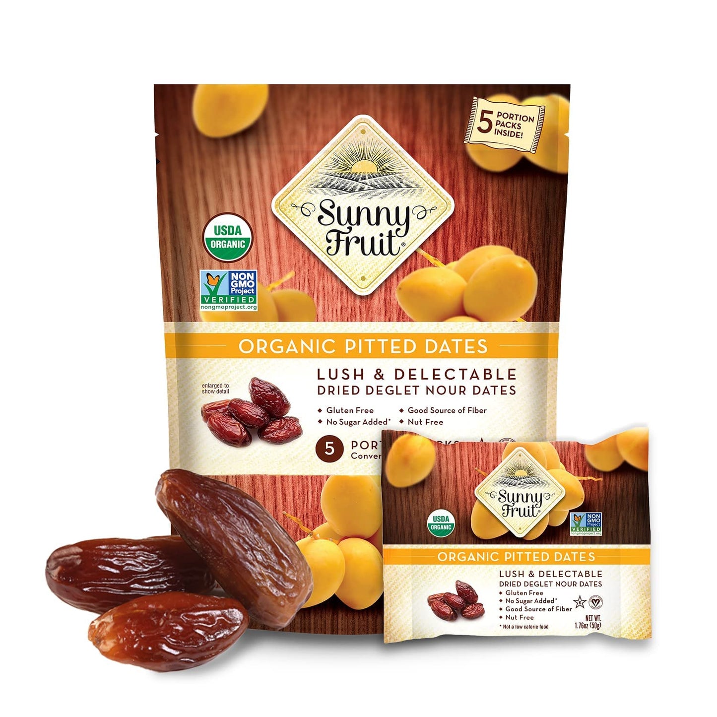Sunny Fruit Organic Pitted Dates 8.8oz